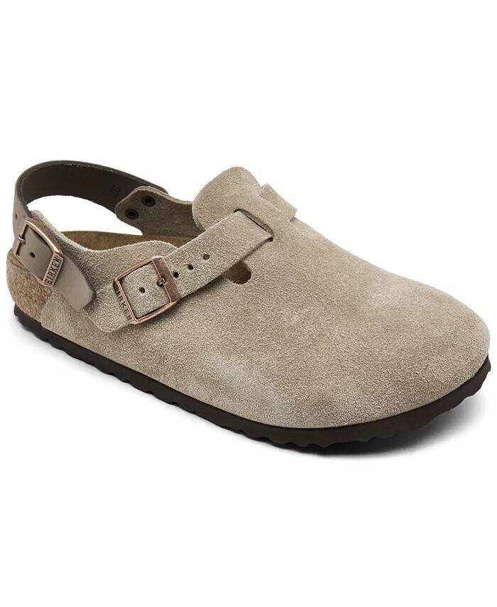 Женские сабо Tokio Birkibuc от Finish Line Birkenstock, коричневый/бежевый