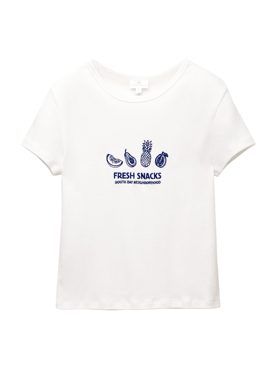 

Рубашка Pull&Bear PACIFIC FRUTAS, белый