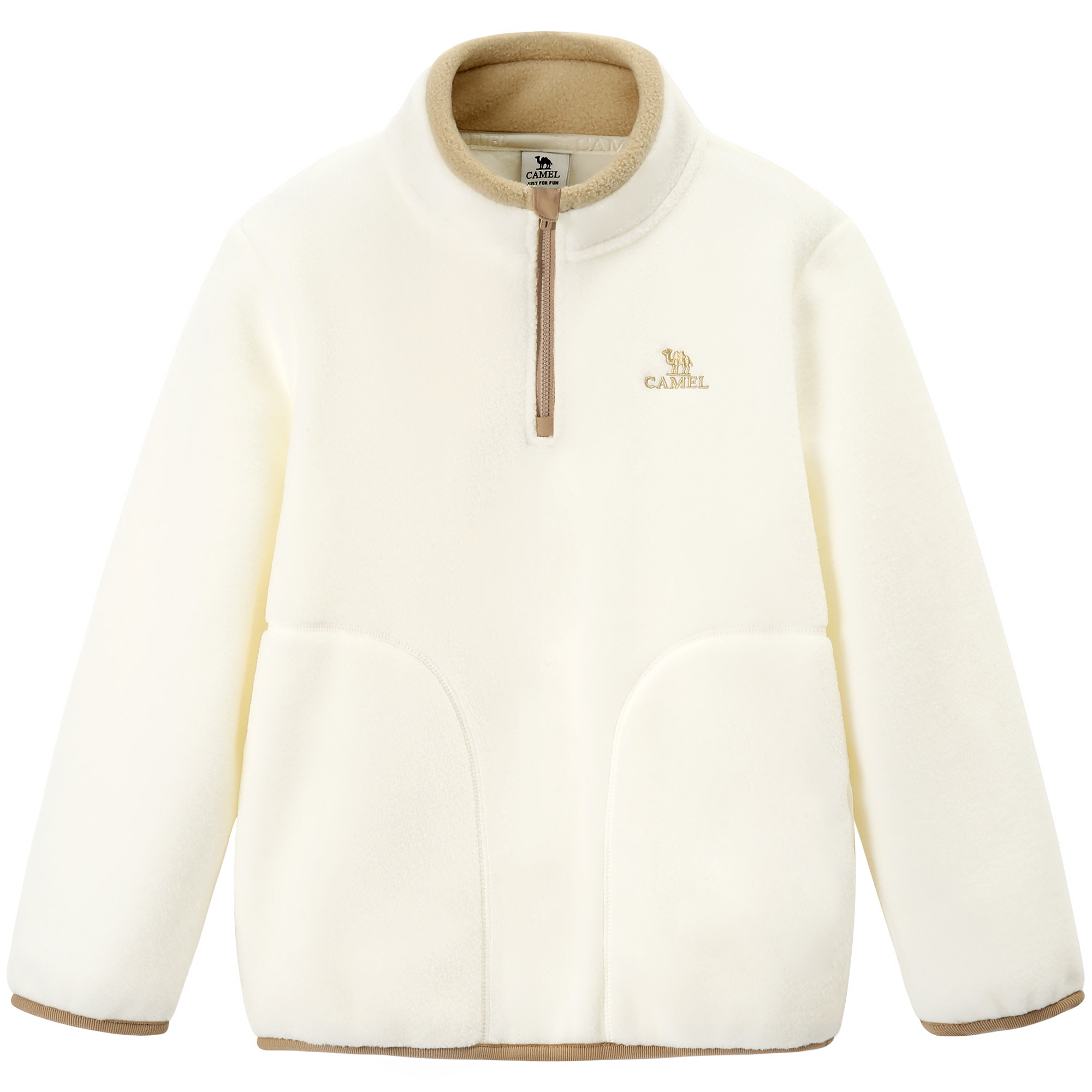 

Детская флисовая куртка Kids' CAMEL, warm белый