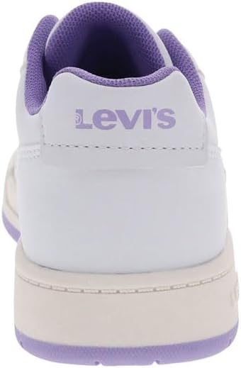 Кроссовки Levi's Unisex-Child Lo Jolla, белый/фиолетовый/розовый — фото 3