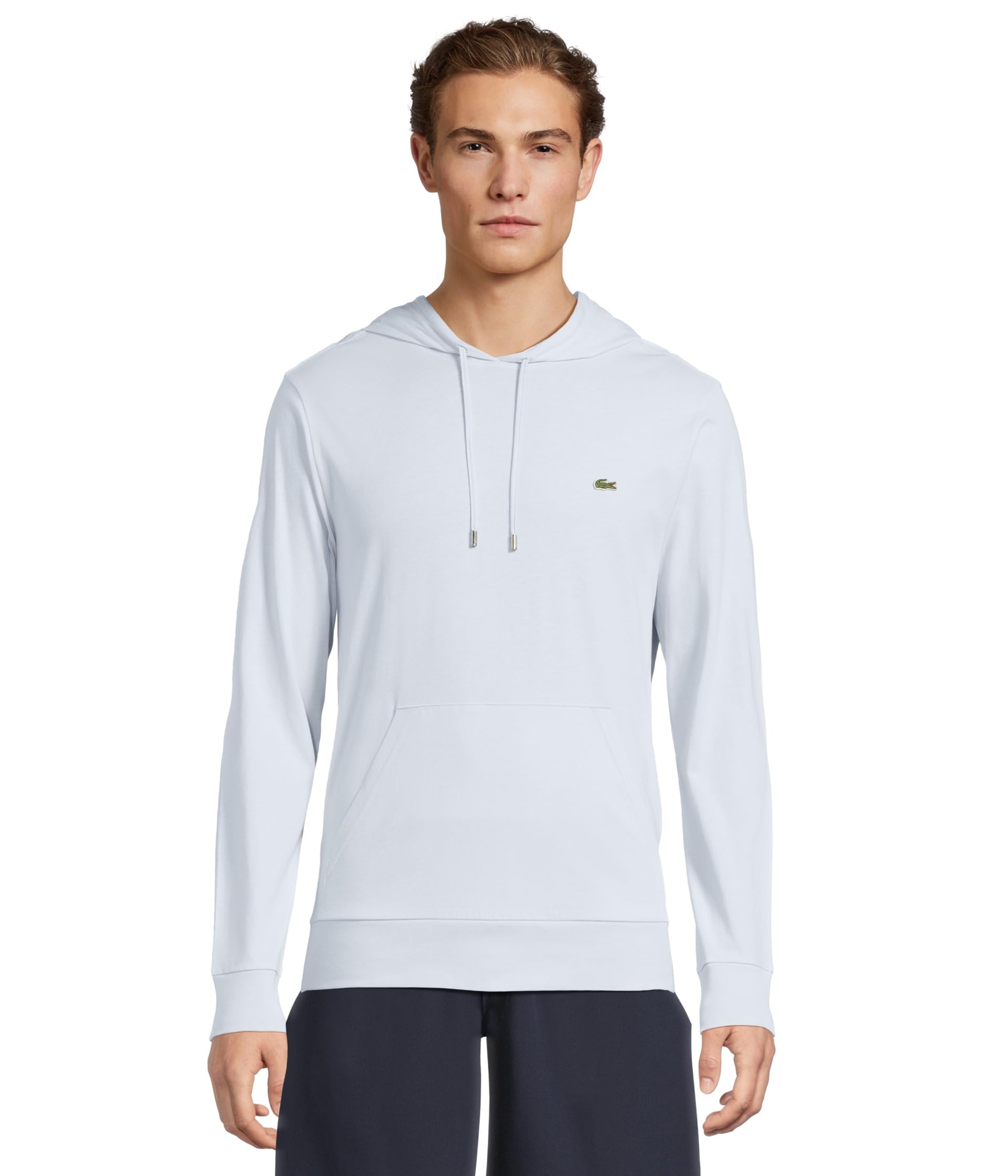 

Футболка Lacoste Hooded Cotton Jersey T-shirt, цвет Light Blue