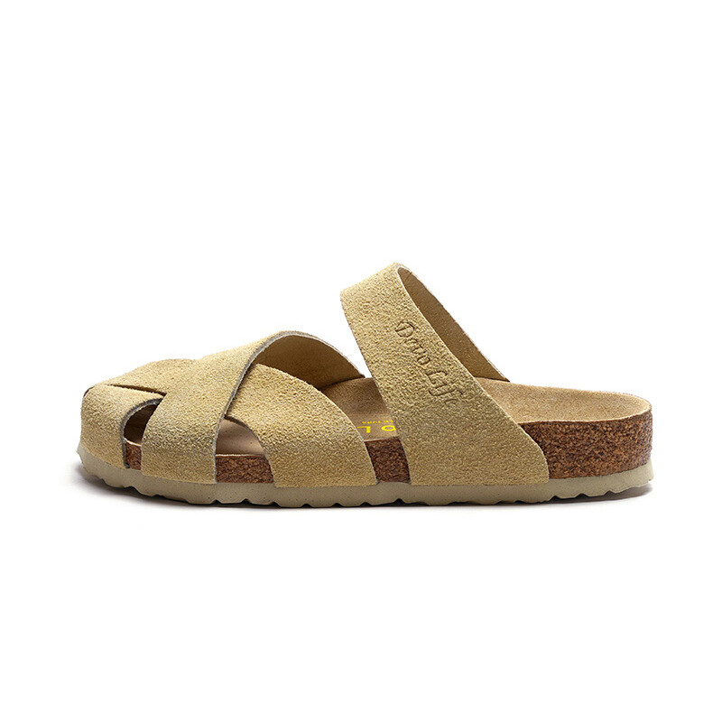 Мюли женские с закрытым носком женские Devo Life, цвет Dark brown suede