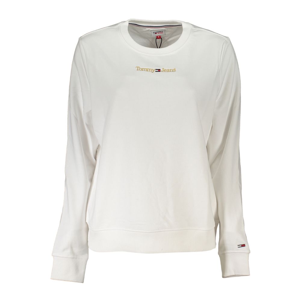 

Белый хлопковый женский свитер Tommy Hilfiger