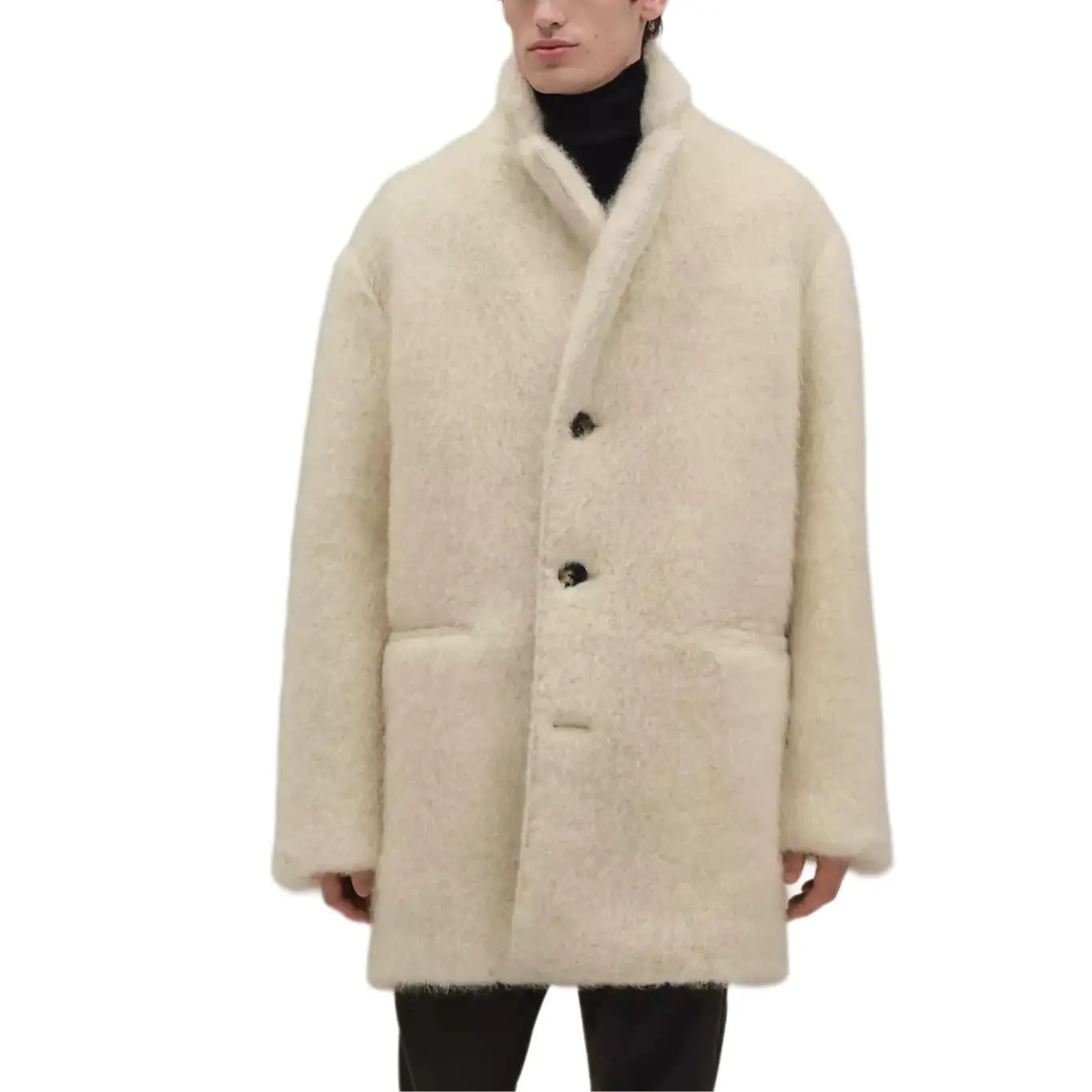 

Куртка FW25 Velvet feel мужское HERMES, слоновая кость