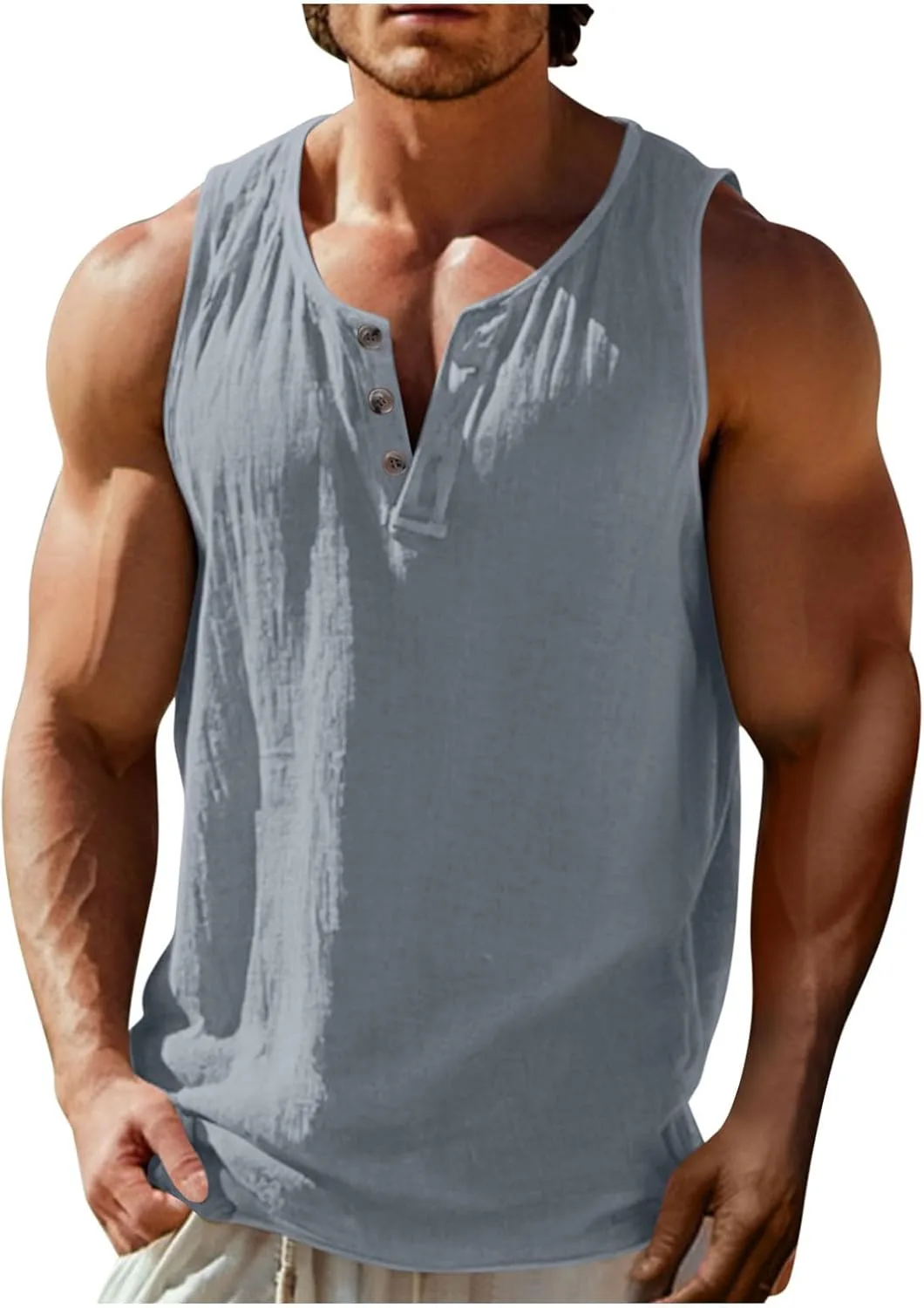 

Мужская майка-майка sleeveless slim fit для тренировок