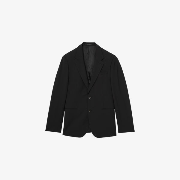 

Пиджак Reiss Promise приталенный с эффектом стрейч из смесовой шерсти, черный