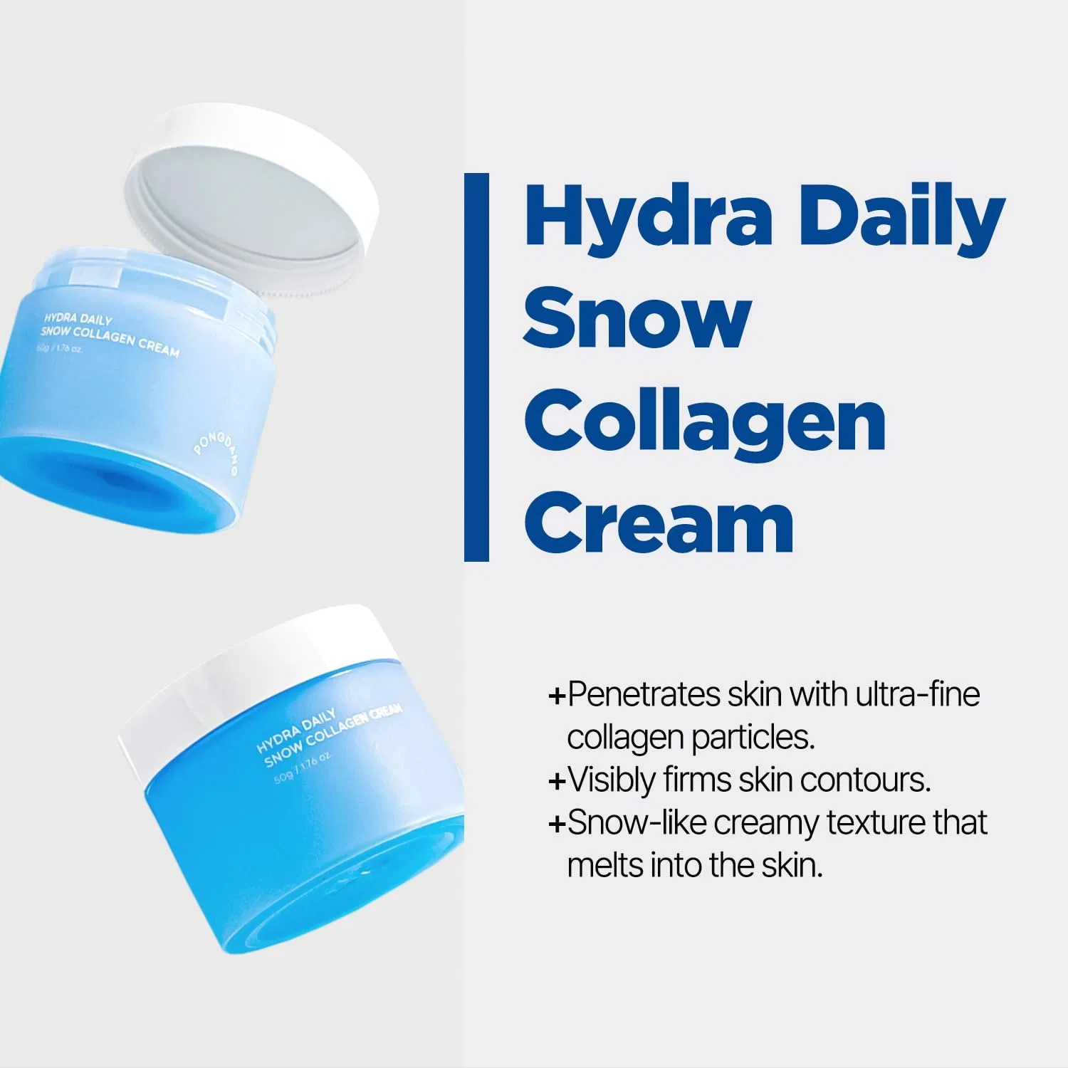 Крем для лица Pongdang — Дневной Hydra Daily Snow Collagen, 52 мл — фото 2