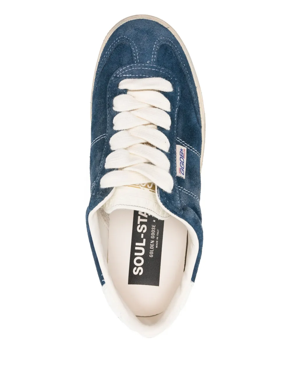 Кеды на шнуровке Golden Goose, синий — фото 4