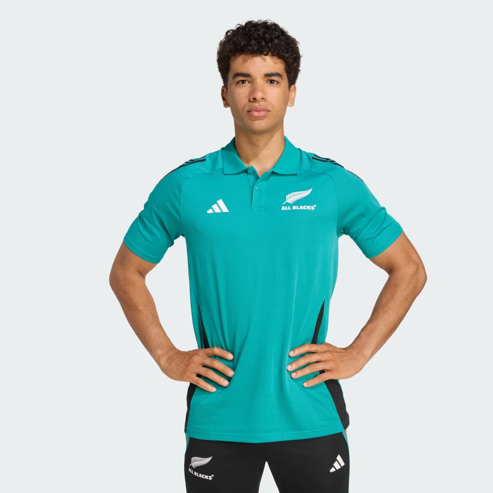 

Спортивная футболка Adidas All Blacks Training Polo, цвет Pure Teal/Aurora Ivy