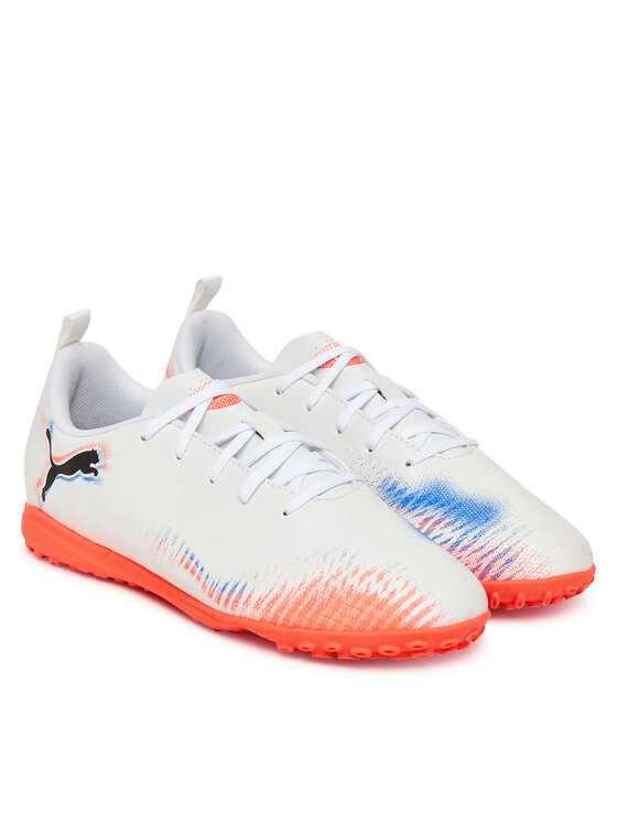 Футбольные бутсы Future 8 Play Tt Jr 108626 01 Puma, белый — фото 2