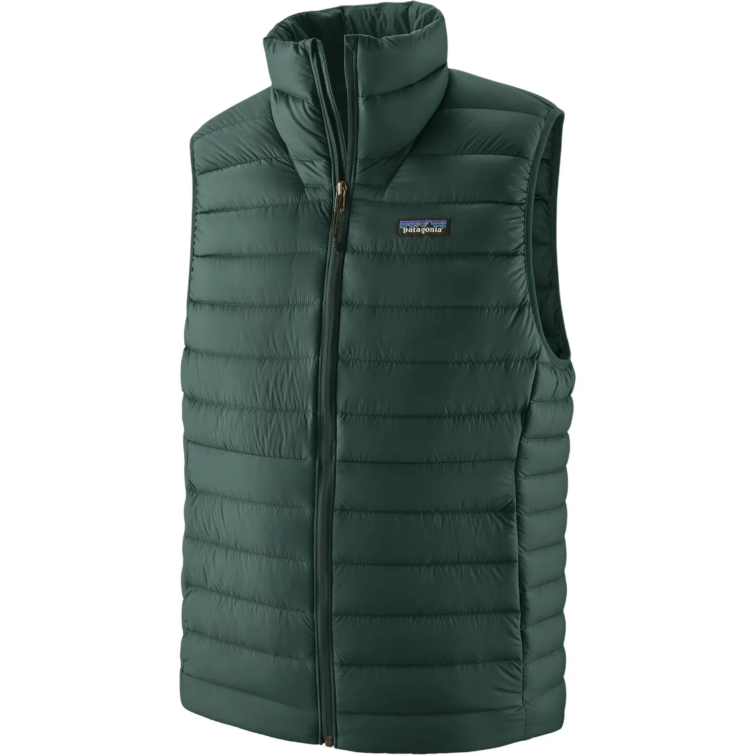 Жилет с лого-нашивкой из пуха и пера Patagonia, Waterfall Green/CASG