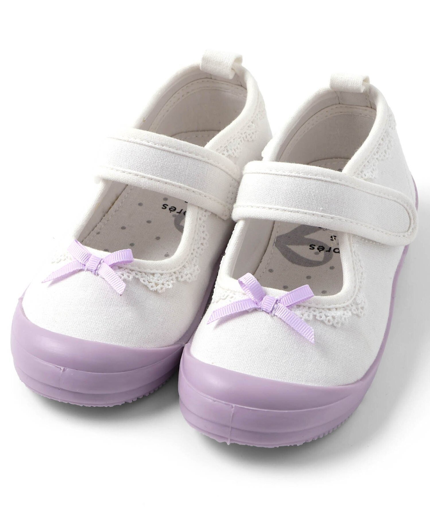 Удобные домашние туфли на шнуровке с оборками Apres Les Cours, Lavender — фото 2