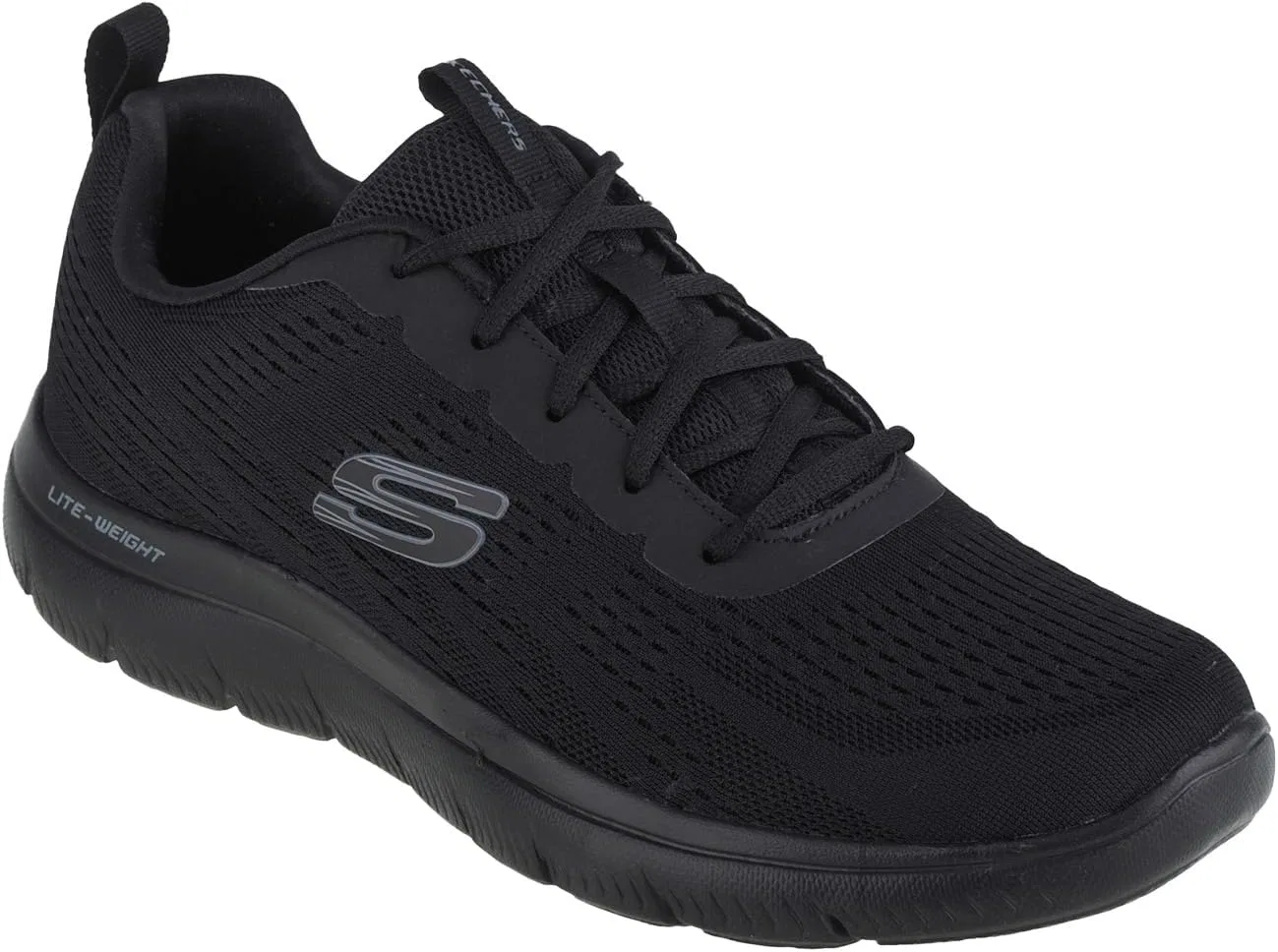 Мужские кроссовки Skechers Arch Fit Waveport, Black Mesh Trim