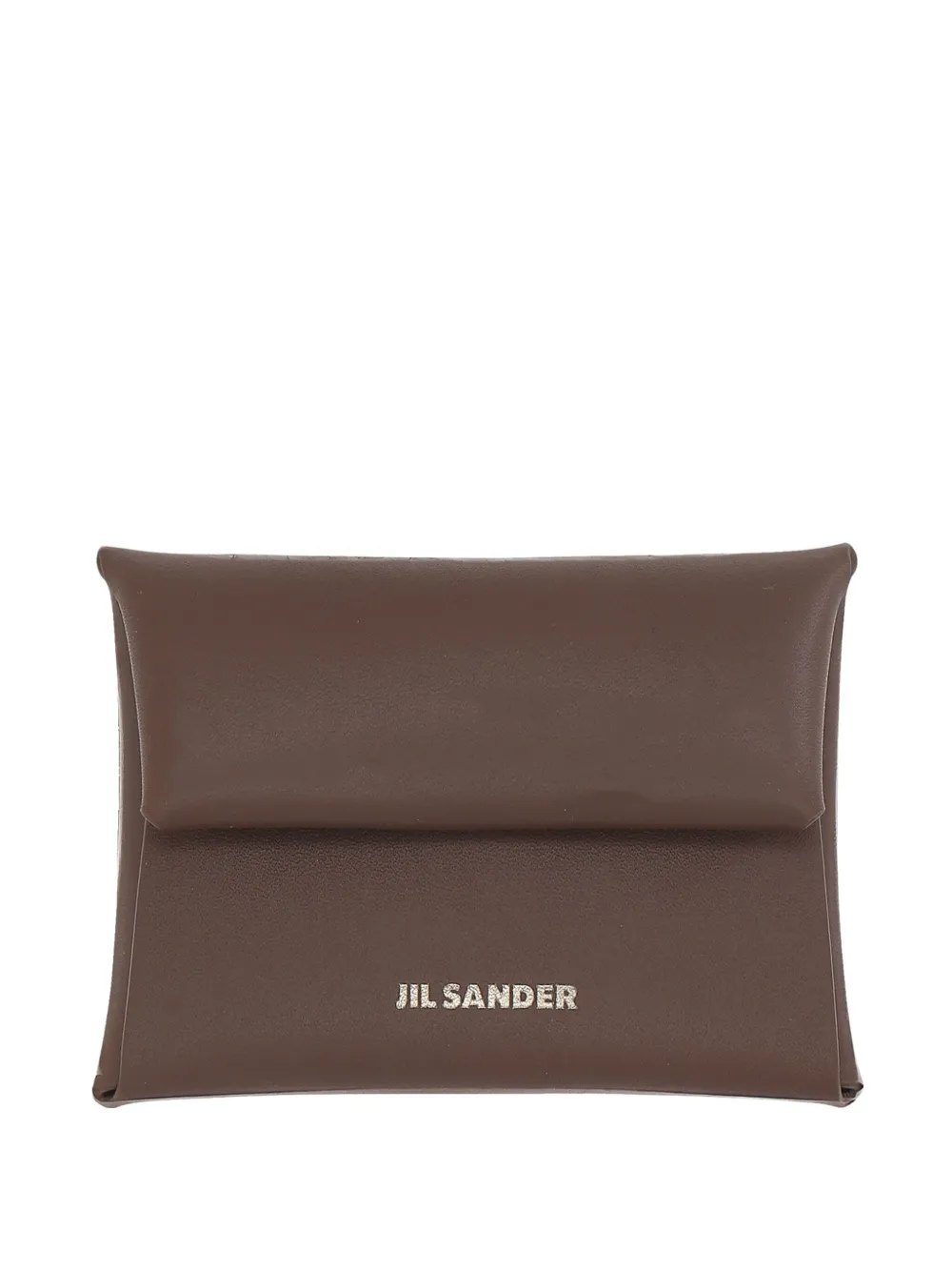 

Складной кожаный картхолдер JIL SANDER, коричневый