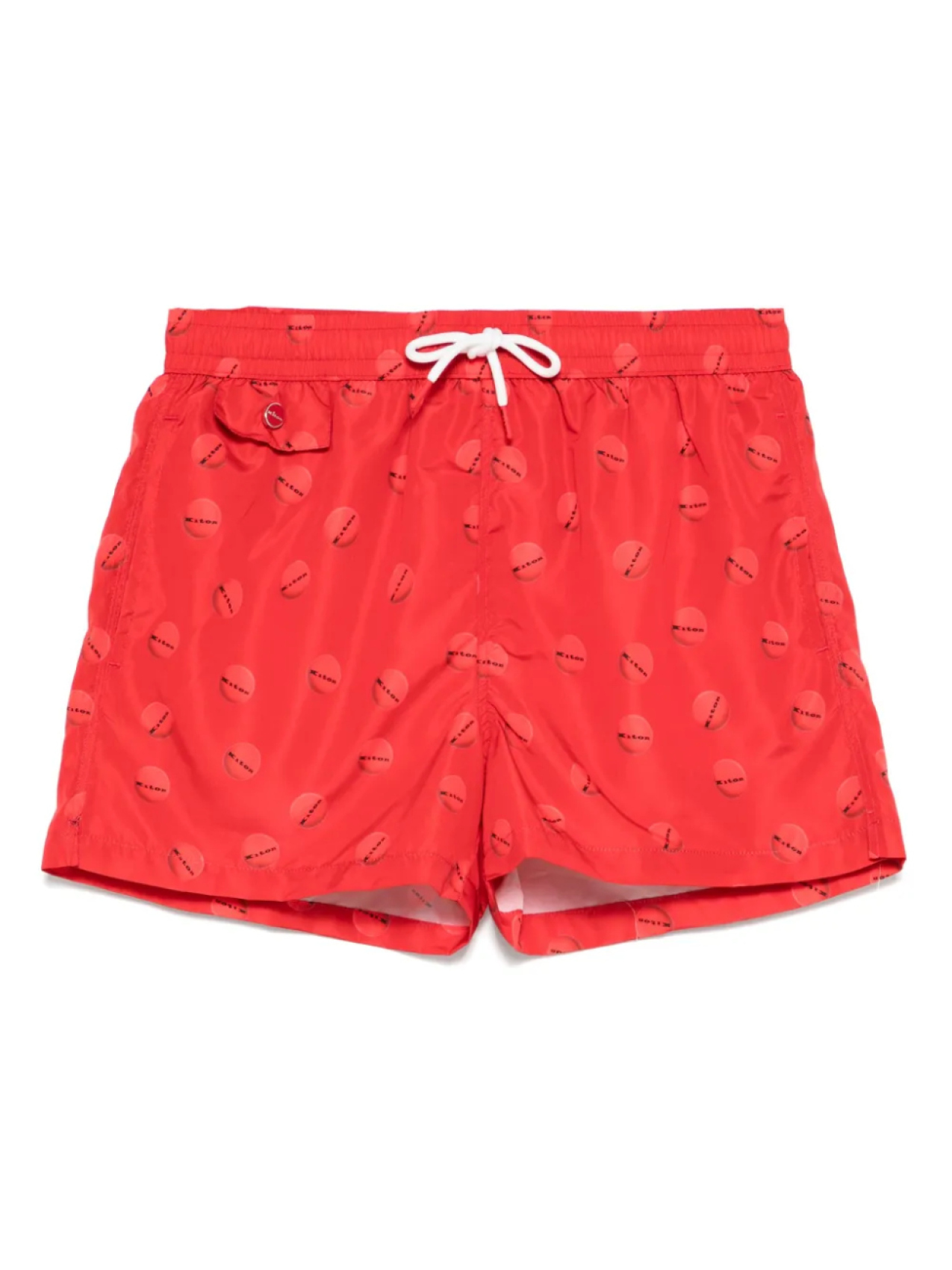

Kiton плавки-шорты с логотипом, красный