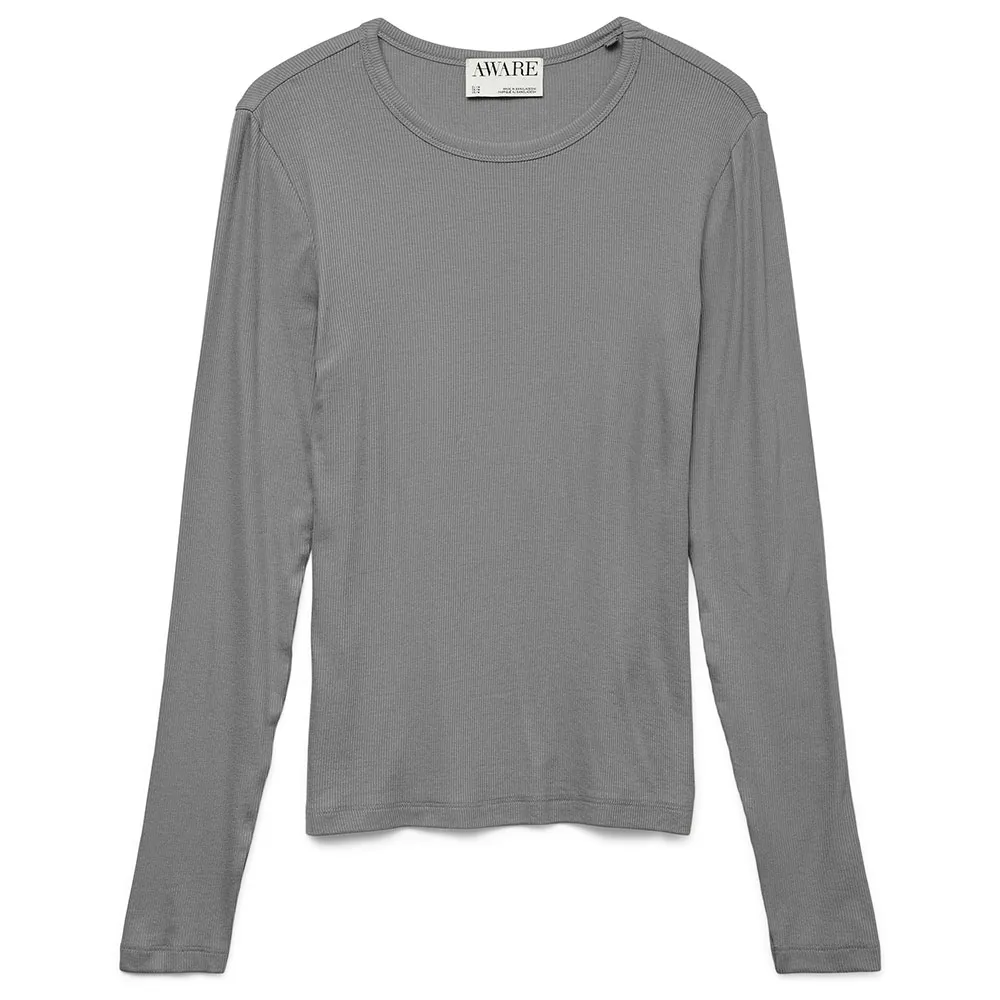 

Лонгслив Vero Moda Awirwina, серый