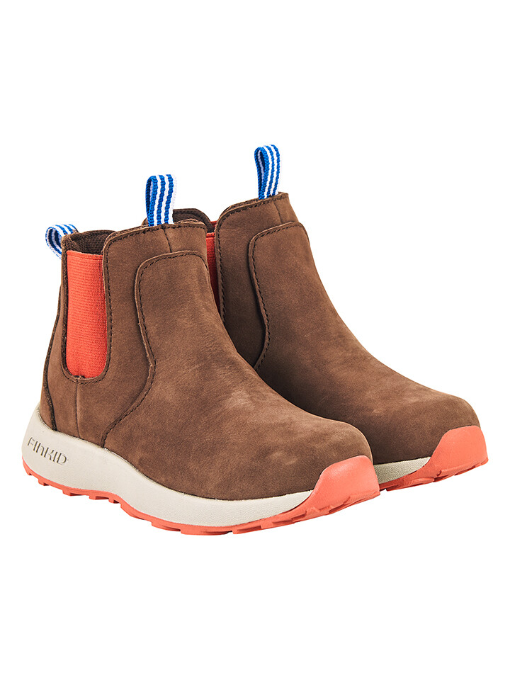 

Ботинки челси finkid Leder Chelsea Saapas, цвет Braun/Orange