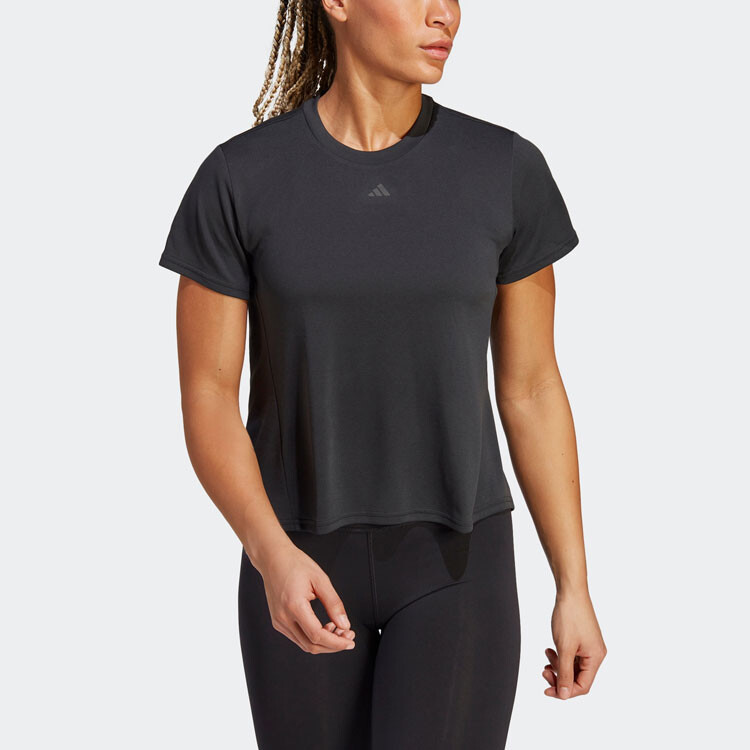 Футболка Hiit женская черная Adidas — фото 2