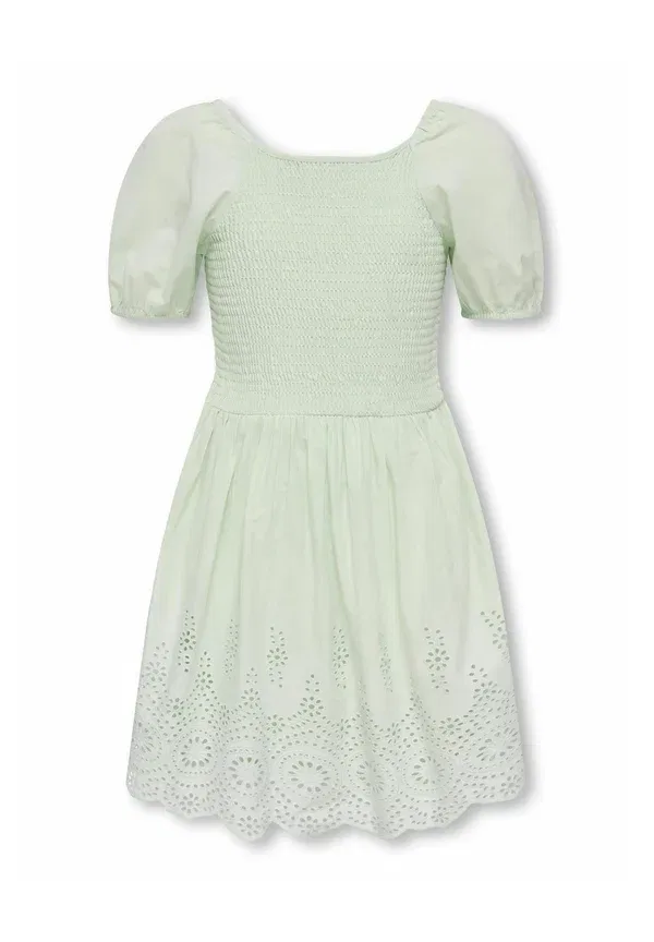 Платье kogbondi kurzes kleid day dress Only Girls, зеленый — фото 3