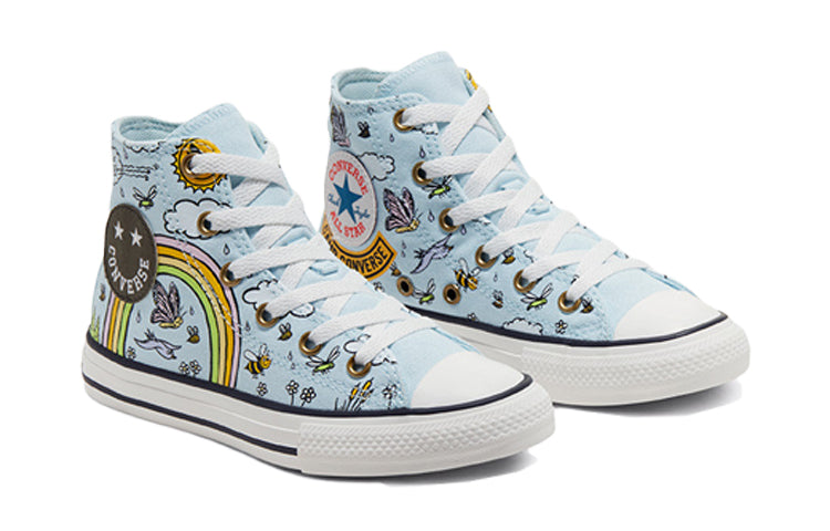 Кеды Converse Chuck Taylor All Star High Top Toddler/Youth Blue, синий — фото 3
