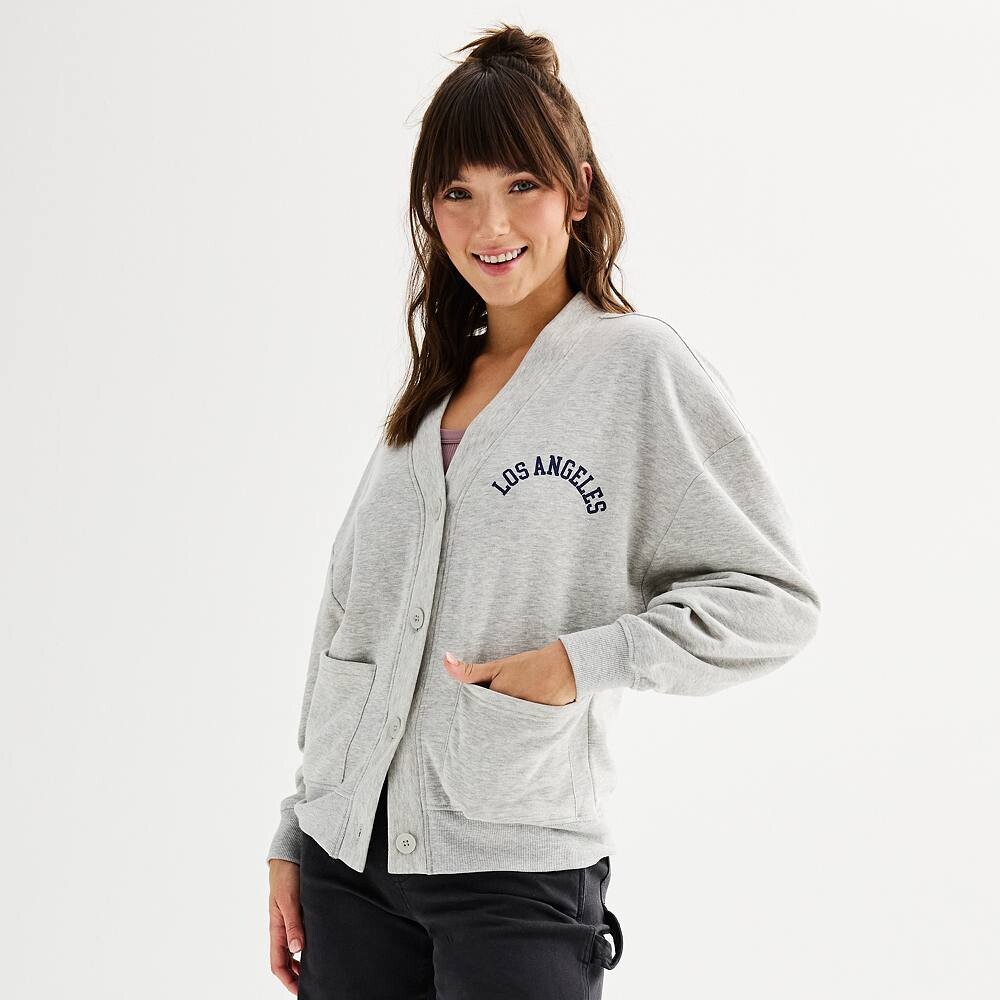 

Кардиган с графическим рисунком Los Angeles Athletic Department для юниоров, цвет Heather Grey