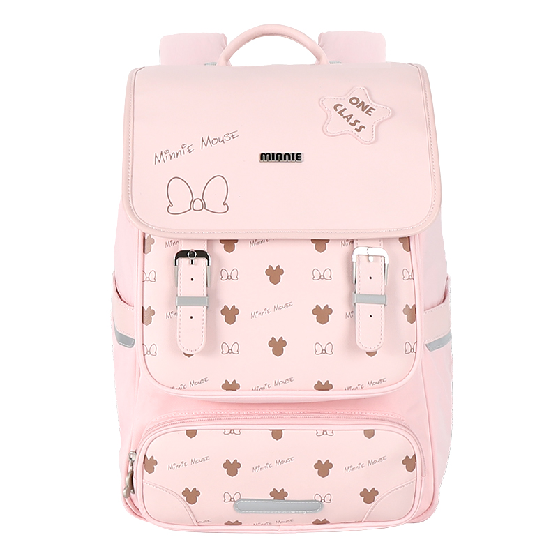 

Студенческий рюкзак из полиэстера детский разноцветный Disney, розовый