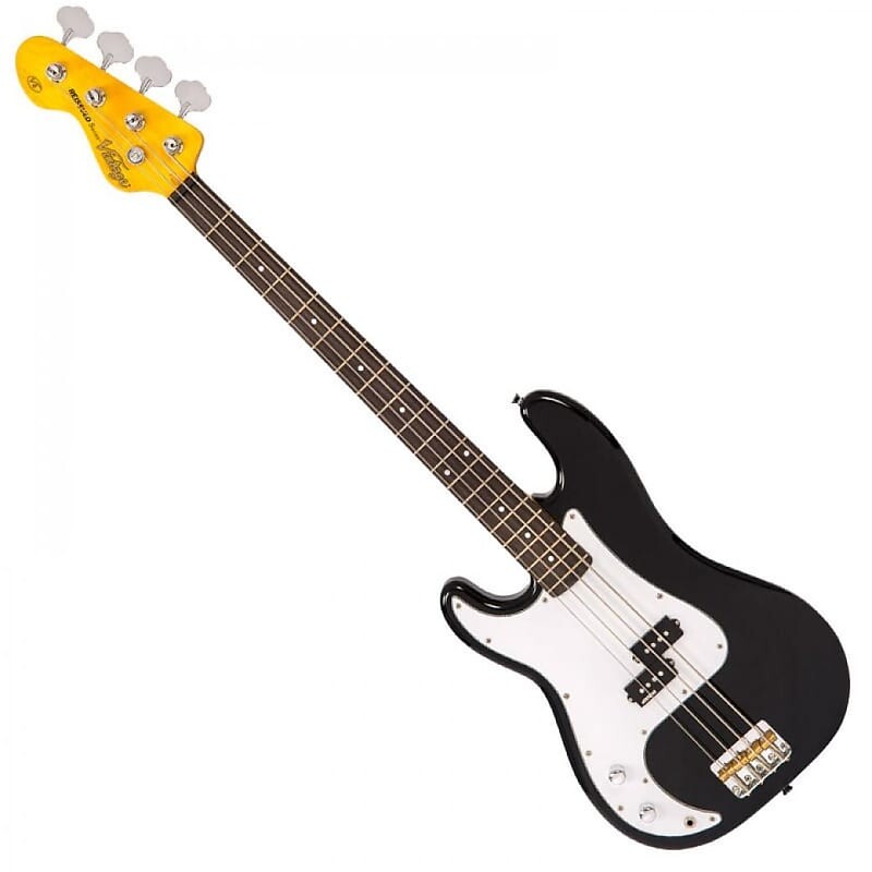 

Басс гитара Vintage Bass LV4BB Classic Split PU, LH, Boulevard Black