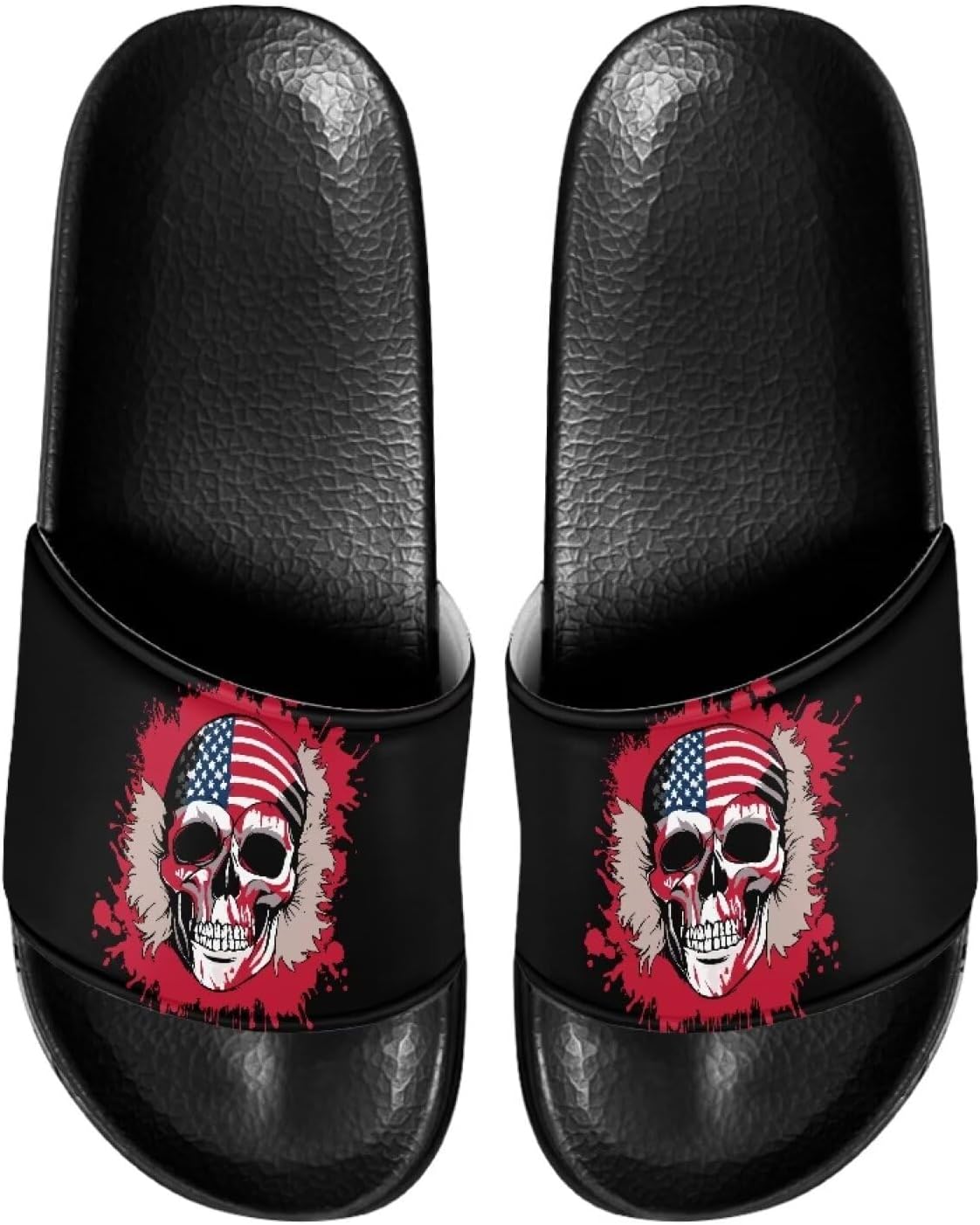 

Мужские шлепанцы Pillow House с ультра-амортизацией, нескользящие комфортные тапочки для душа, слипоны черные для спа, ванной, бассейна и спортзала Psesaysky