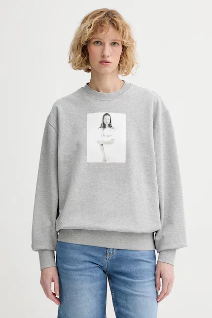 Худи Calvin Klein, серый