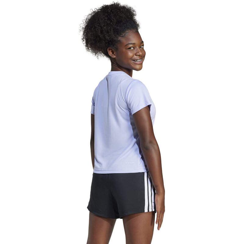 Рубашка для тренировок с логотипом, стандартный крой, детская Adidas, мультиколор — фото 3