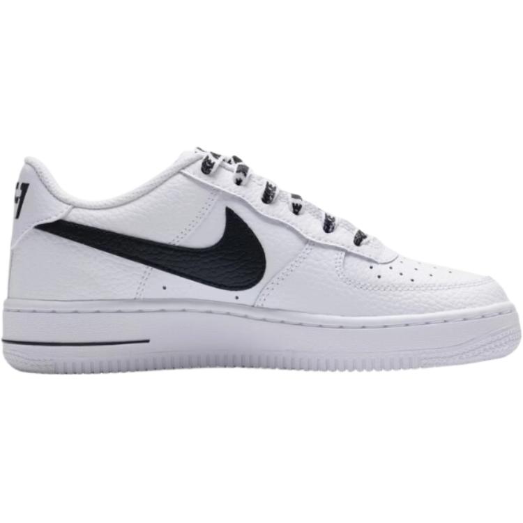 Кроссовки для скейтбординга Air Force 1 Cushioning Abrasion Resistant Breathable Low top для подростков, белые Nike, белый — фото 3