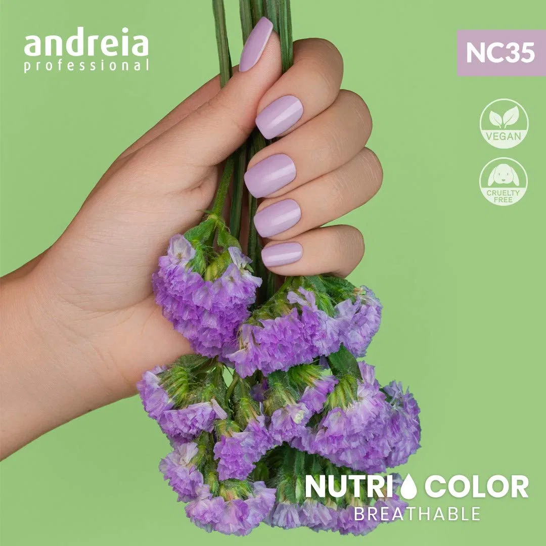 Дышащий лак для ногтей «NutriColor NC35 Lavender» от Andreia Professional Andreia, Lavender — фото 3