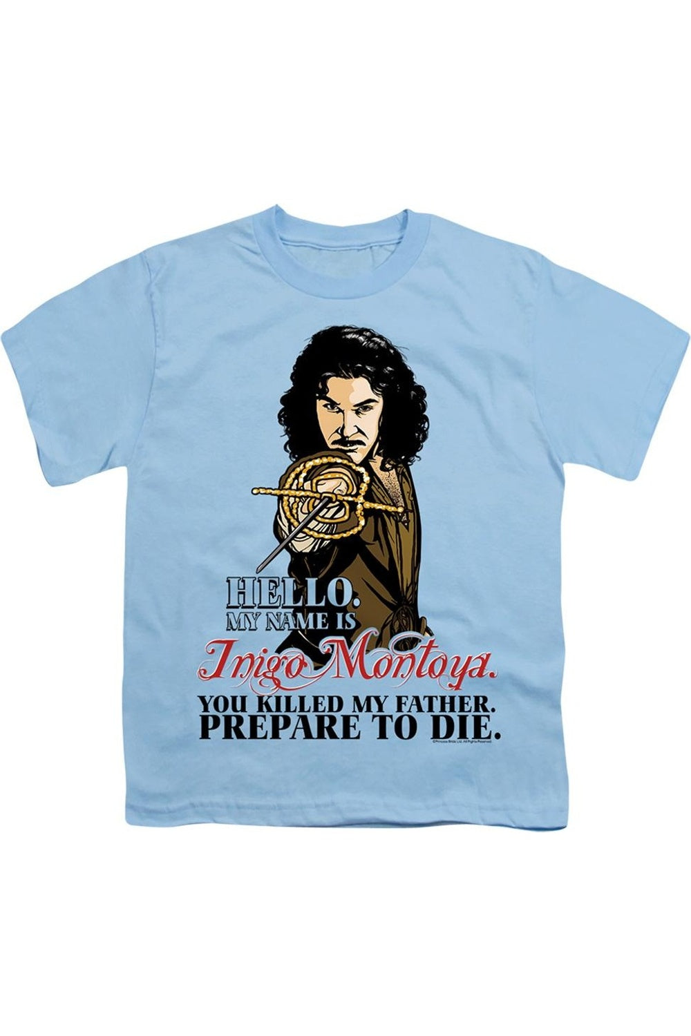 

Футболка с коротким рукавом "Принцесса-невеста" для детей Gildan, светло-голубой