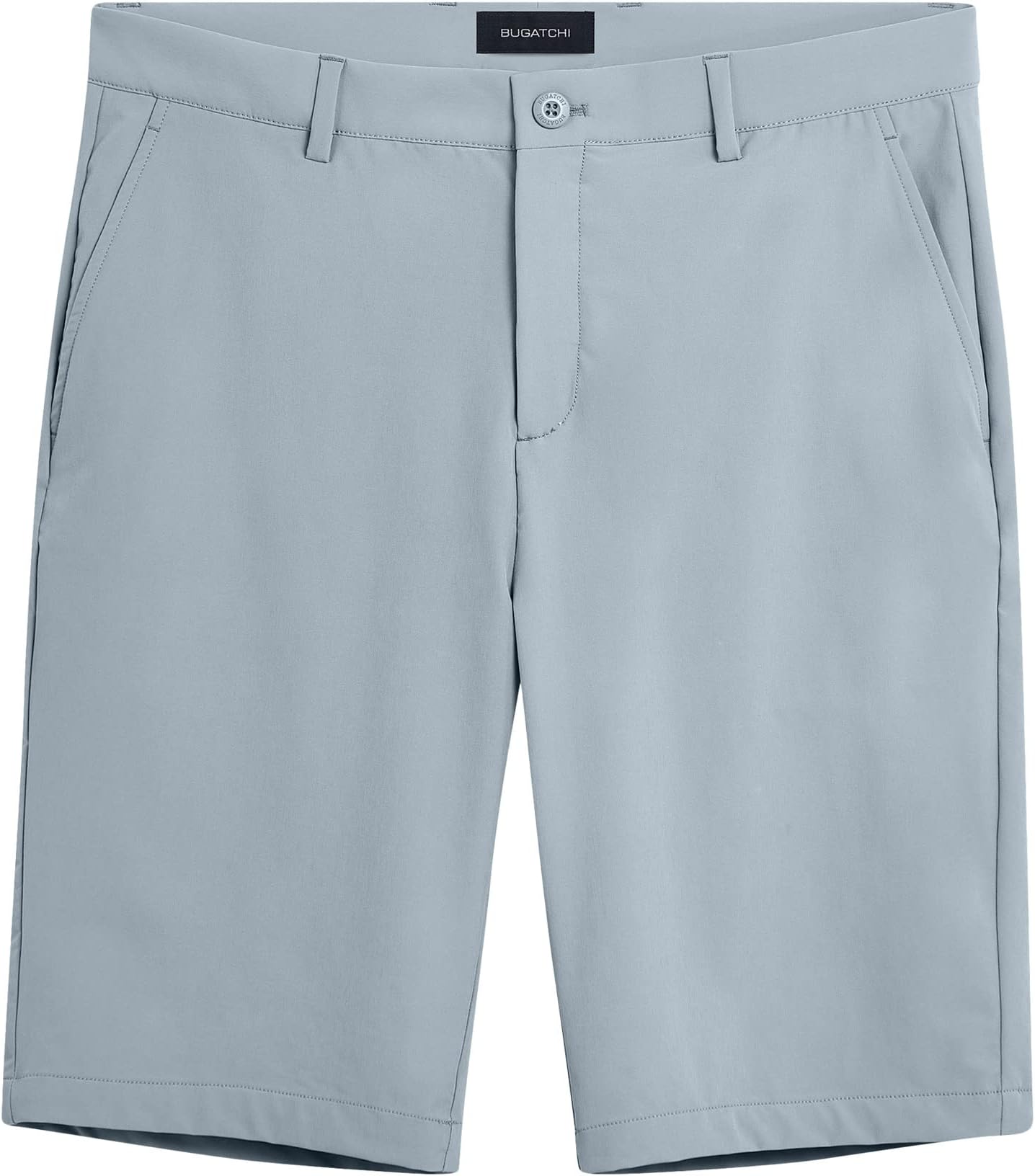 

Шорты BUGATCHI Flat Front Shorts, цвет Platinum