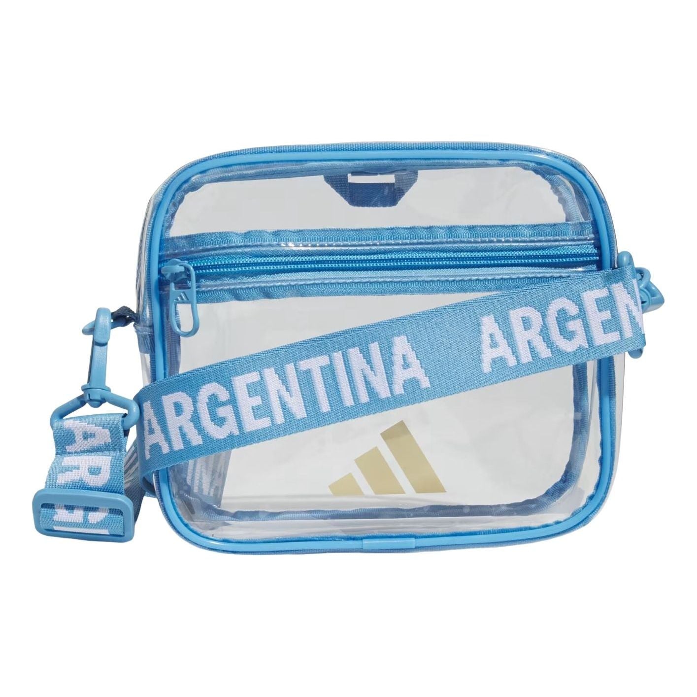 

Сумка через плечо Adidas Argentina Clear Crossbody 'Light Blue Gold Metallic'
