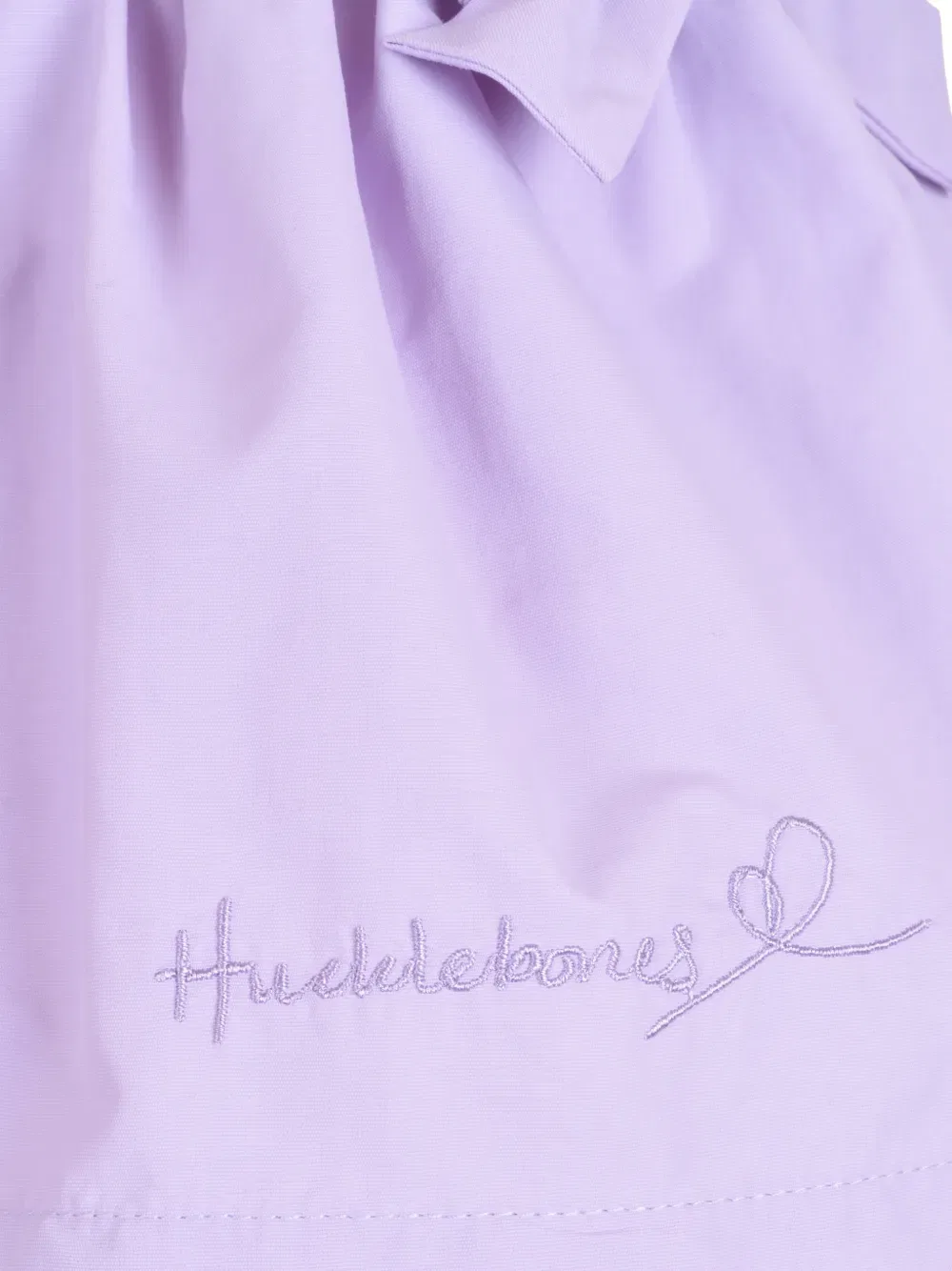 Платье с фестончатым краем и оборками Hucklebones London, фиолетовый — фото 4
