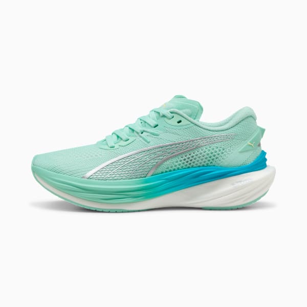 Женские кроссовки для бега по шоссе Deviate Nitro 3 Puma, зеленый