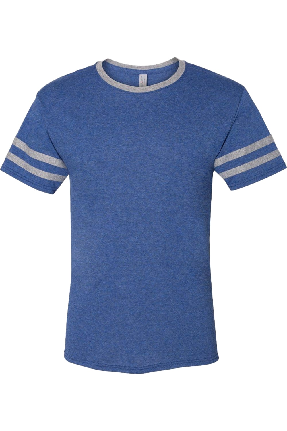 

Футболка JERZEES Triblend Varsity Ringer, цвет true blue heather/ oxford