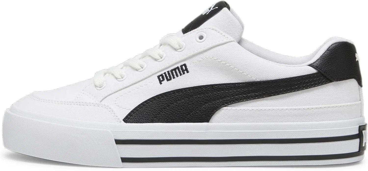 Мужские кроссовки PUMA Court Classic Vulc, White Black