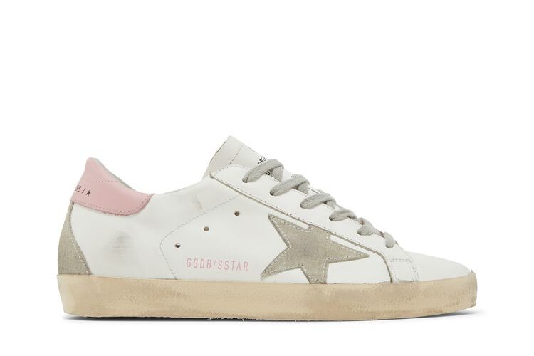 Кроссовки Golden Goose Wmns Superstar White Pink, белый