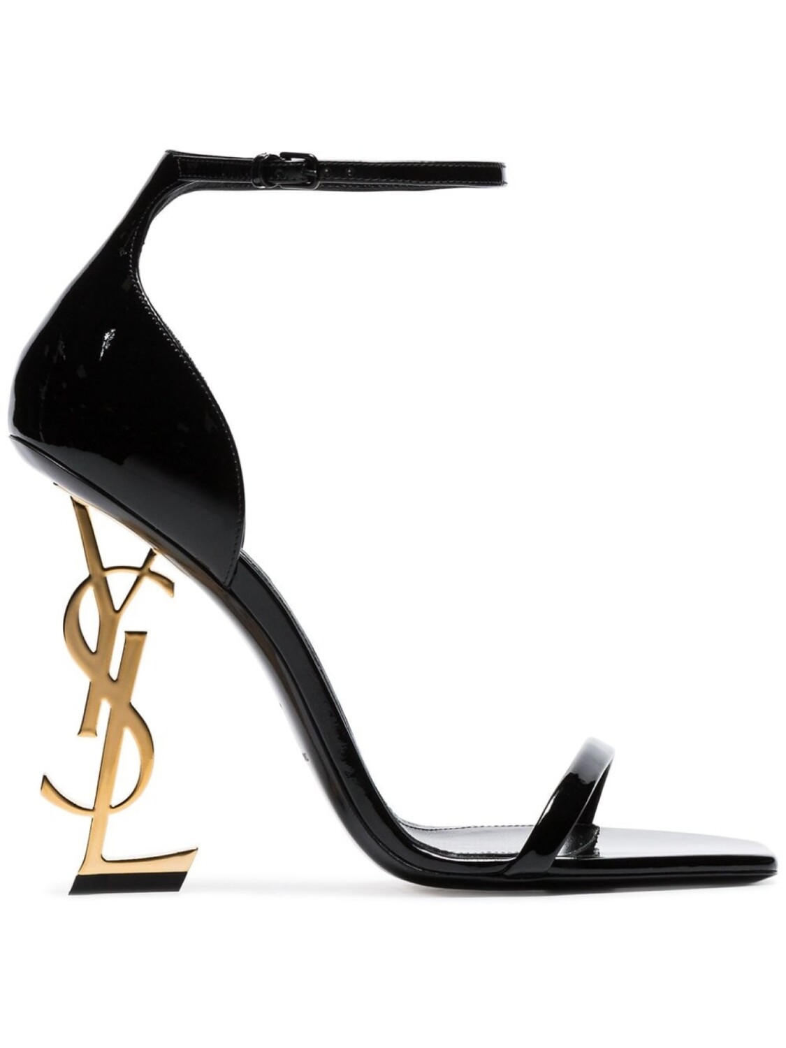 

Saint Laurent босоножки Opyum 110 на скульптурном каблуке, черный