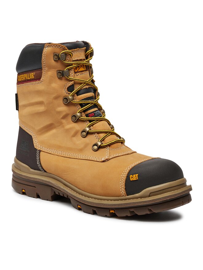 Ботильоны на шнуровке CAT Footwear Premier 8" WP TX P720148, коричневый — фото 2