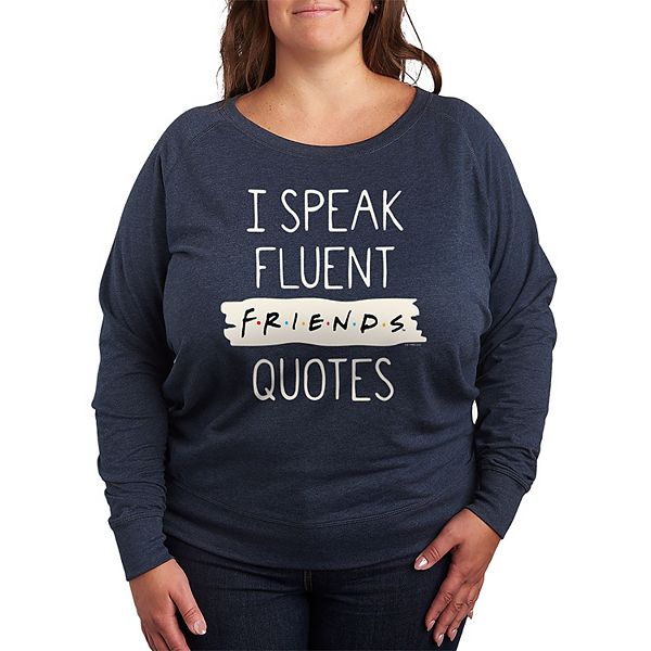 

Футболка с принтом "Plus size friends speak fluent quotes" Licensed Character, Heather Indigo, Фиолетовый, Футболка с принтом "Plus size friends speak fluent quotes" Licensed Character, Heather Indigo