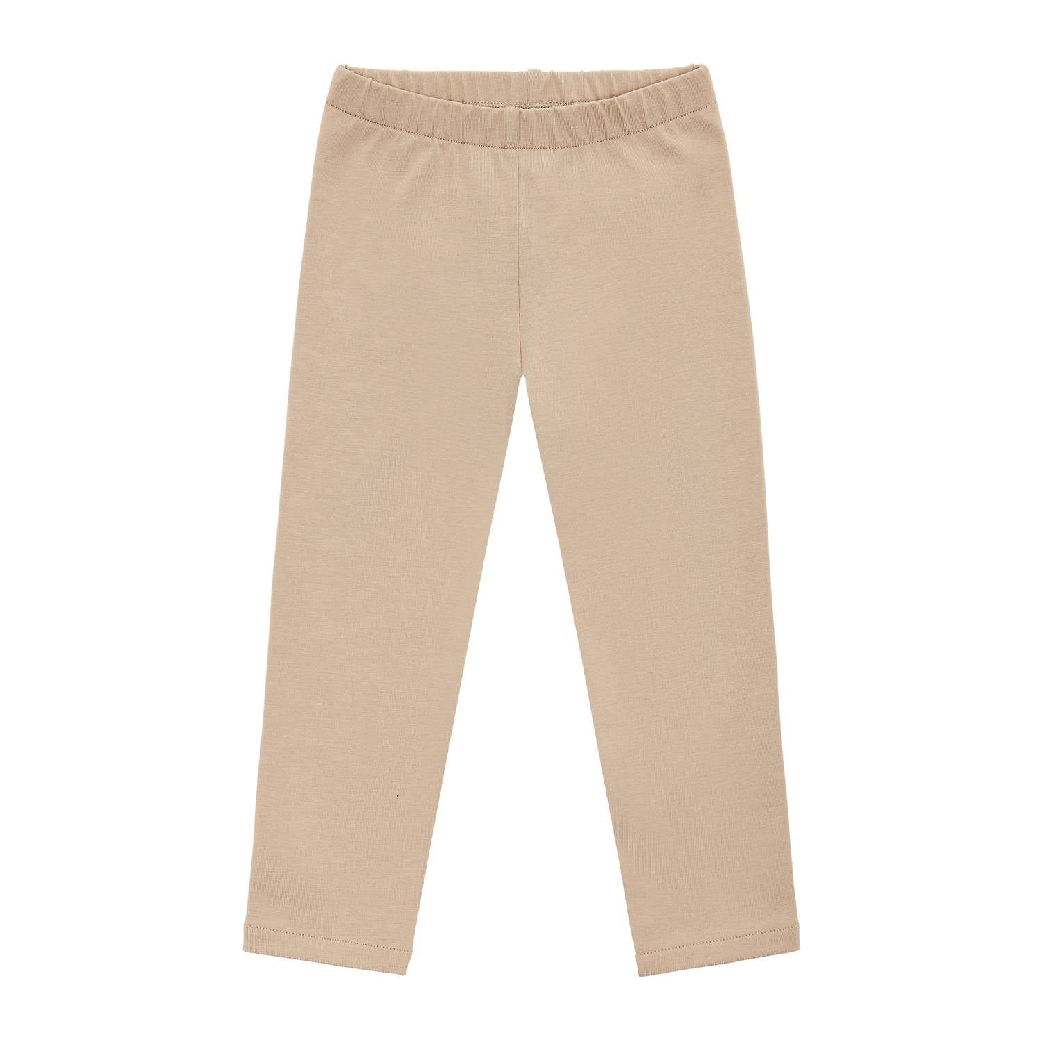 

Детские хлопковые леггинсы телесного цвета A Basic Brand, Nude