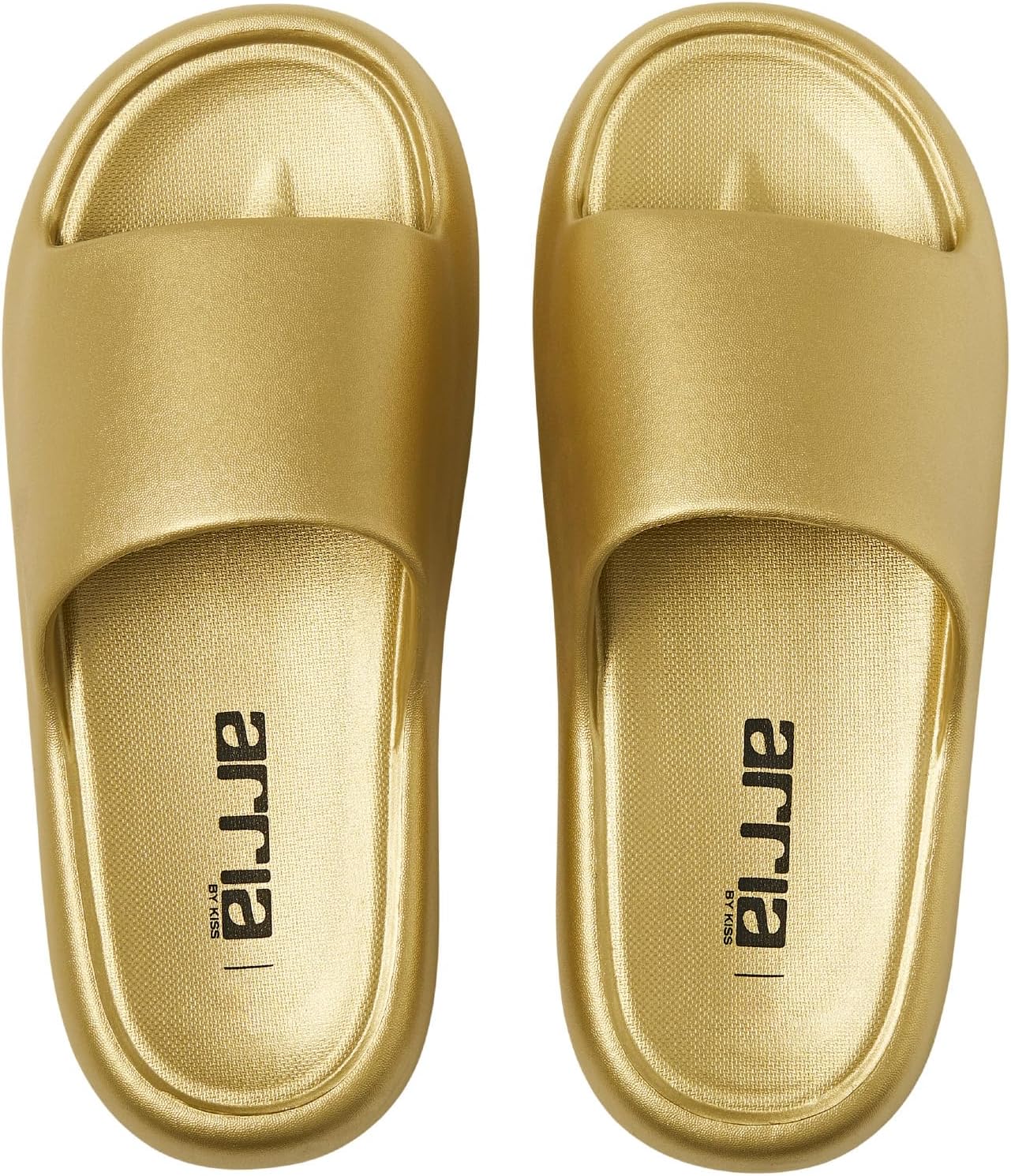 

Шлепанцы ARRIA Cloud, открытые тапочки для дома с толстой подошвой из EVA, водонепроницаемые, легкие, унисекс, удобные сандалии для дома и улицы для облегчения боли в стопах и суставах, золотой