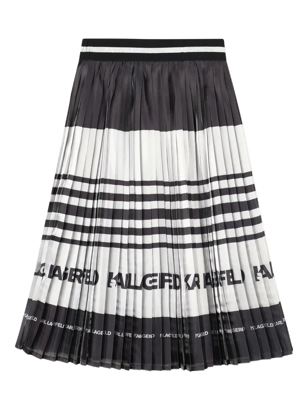 

Юбка с логотипом KARL LAGERFELD KIDS, серый