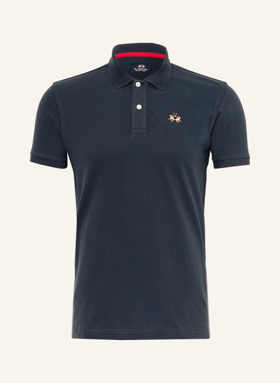 

Рубашка поло LA MARTINA Piqué Slim Fit, темно-синий