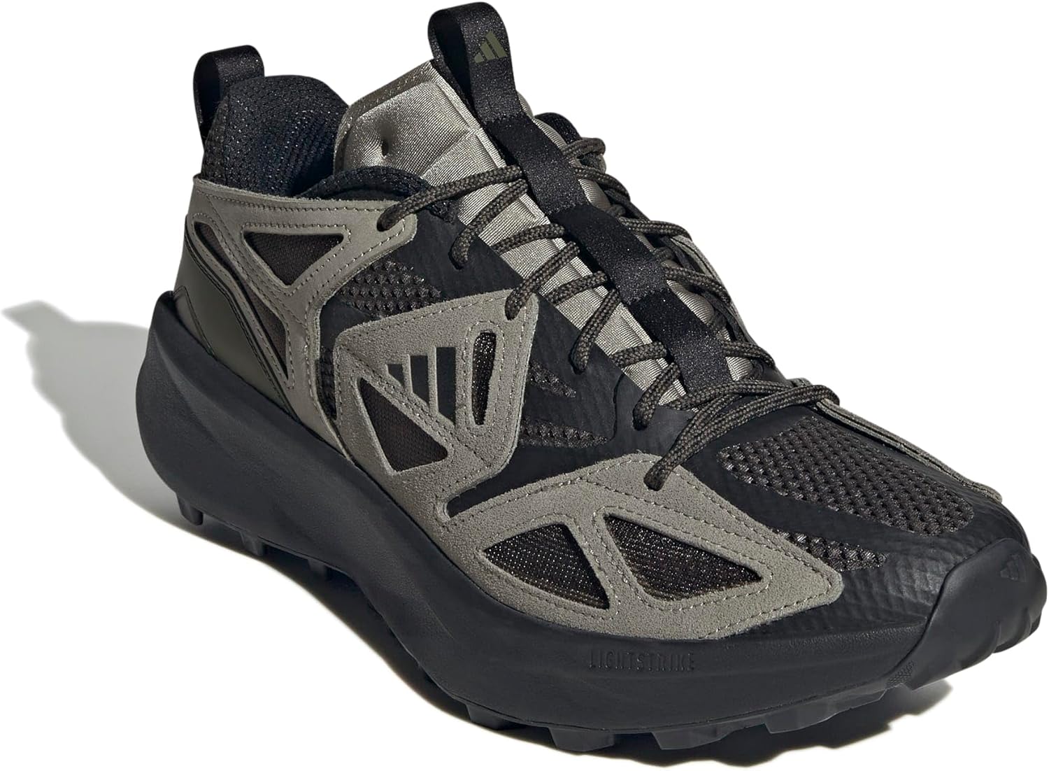 Мужские кроссовки Adidas Kantai Trail, черный/оливковый — фото 4