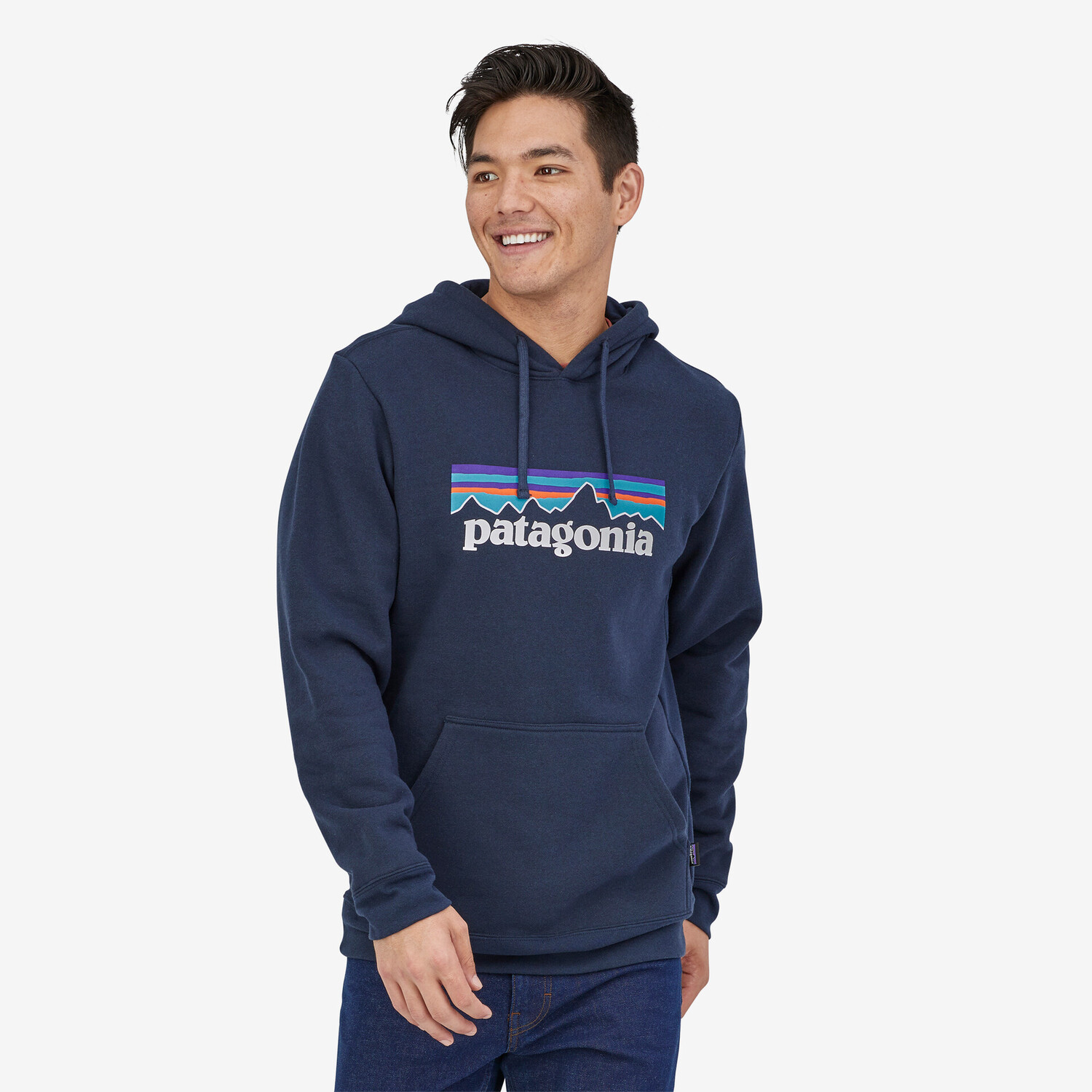 Толстовка Patagonia P-6 Uprisal с логотипом, темно-синяя — фото 3