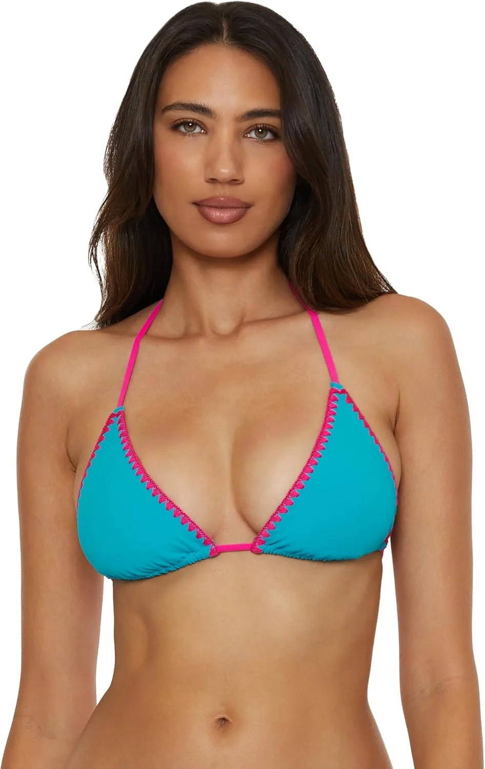 

Lucky Brand Женский Топ-Бикини Marbella Triangle, Регулируемый, С Завязками